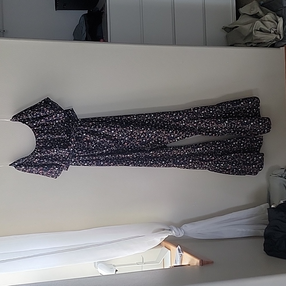 Floral Bell Bottom Jumpsuit